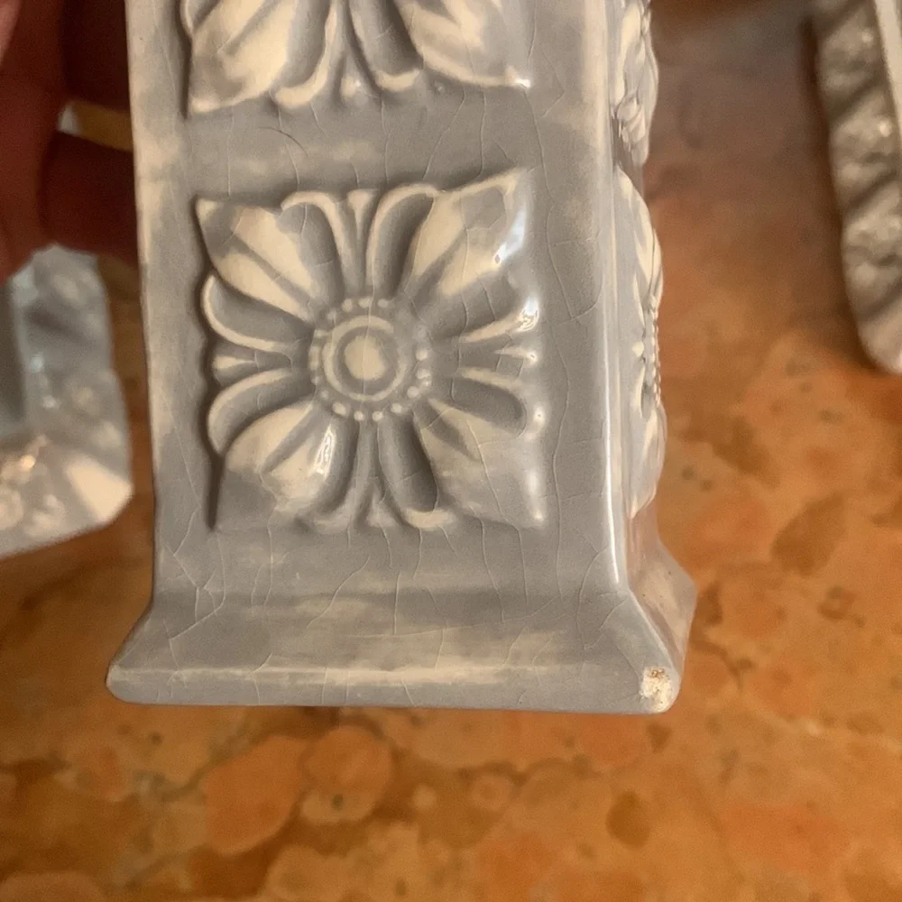 Vintage 1970s Ceramic Ashtray Cigar box set
